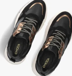 zwarte omoda lage sneakers jana