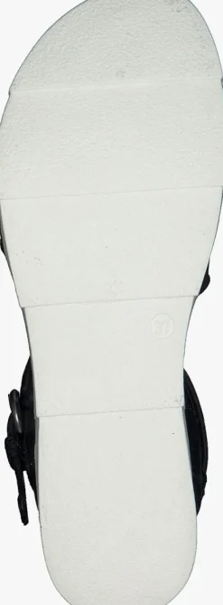 zwarte omoda platte sandalen 740013