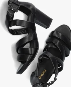 zwarte omoda sandalen s6598