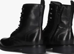 zwarte omoda veterboots fabias