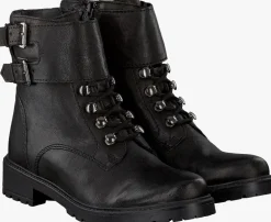 zwarte omoda veterboots 3259k291a
