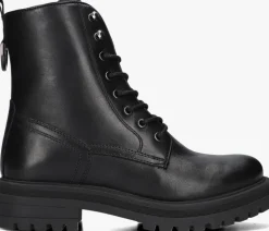 zwarte omoda veterboots lpmink-100