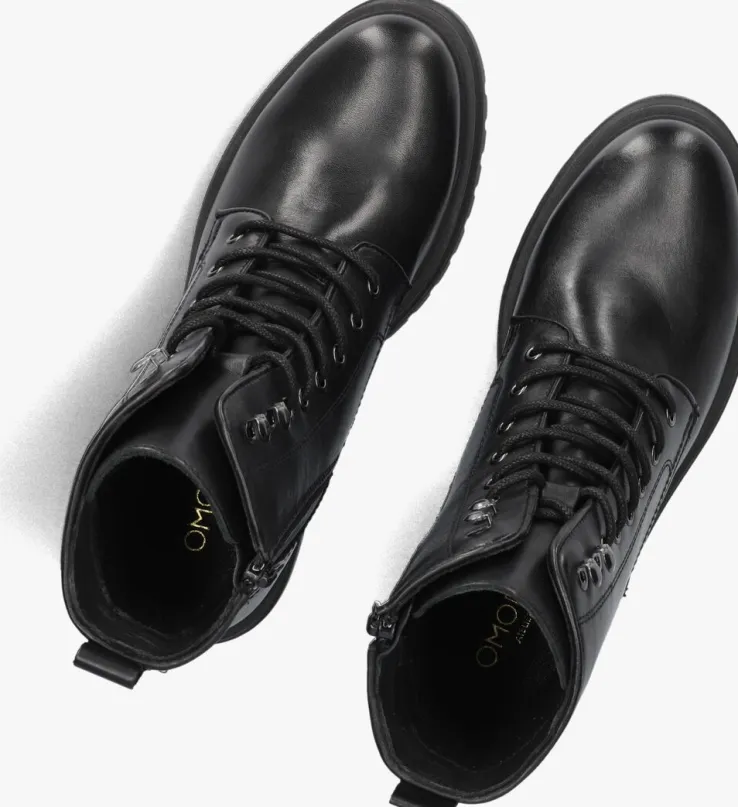 zwarte omoda veterboots lpmink-100