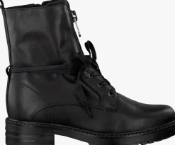 zwarte omoda veterboots r10881