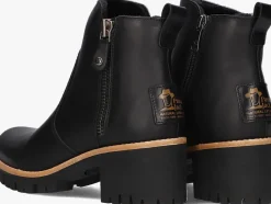 zwarte panama jack enkelboots pauline trav