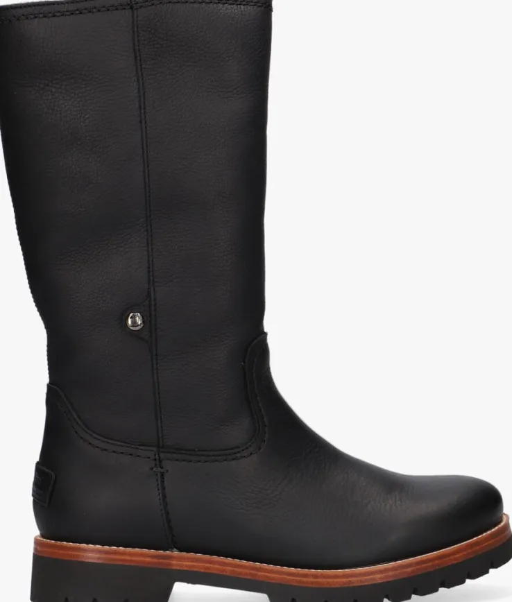 zwarte panama jack hoge laarzen bambina