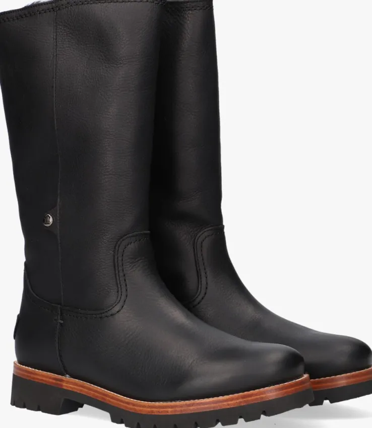 zwarte panama jack hoge laarzen bambina