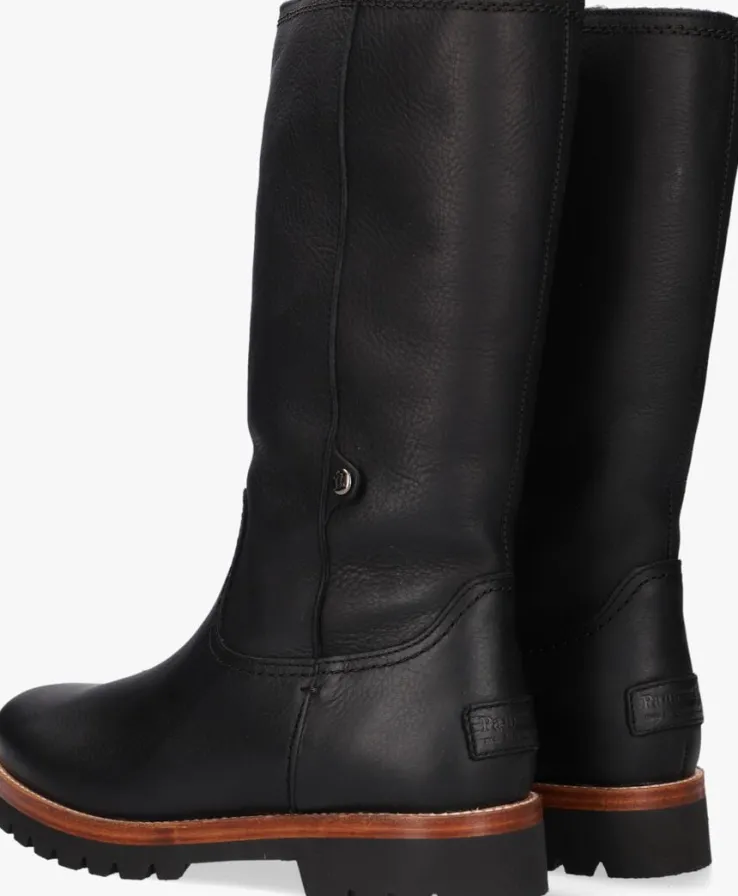 zwarte panama jack hoge laarzen bambina