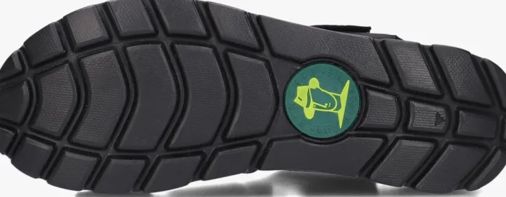 zwarte panama jack platte sandalen sammy