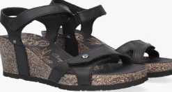 zwarte panama jack sandalen julia