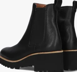 zwarte paul green chelsea boots 8117