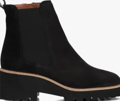 zwarte paul green chelsea boots 8117