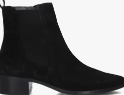 zwarte paul green enkellaarsjes 8271