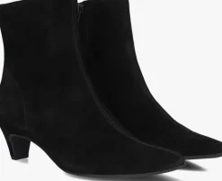 zwarte paul green enkellaarsjes 8288