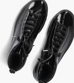 zwarte paul green hoge sneakers 5283