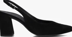 zwarte paul green slingbacks 6101
