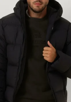 zwarte peak performance gewatteerde jas rivel jacket