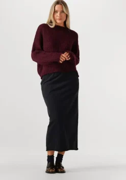 zwarte penn & ink maxirok skirt w25f1716