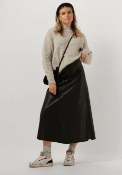 zwarte penn & ink maxirok w23n1017