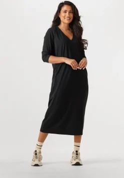 zwarte penn & ink midi jurk blake