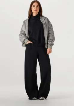 zwarte penn & ink wijde broek trousers w25t1197