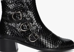 zwarte pertini enkellaarsjes 32780