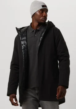 zwarte peuterey gewatteerde jas metide md