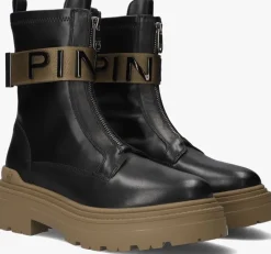 zwarte pinko biker boots mia 13