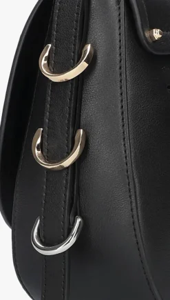 zwarte pinko schoudertas saddle classic