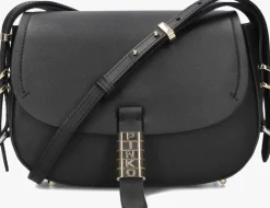 zwarte pinko schoudertas saddle mini