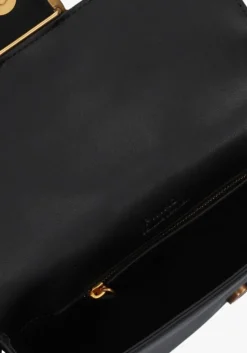 zwarte pinko schoudertas love one mini slouchy