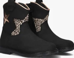 zwarte pinocchio cowboylaarzen p1697