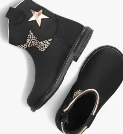 zwarte pinocchio cowboylaarzen p1697