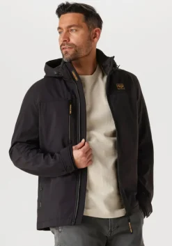 zwarte pme legend jack semi long jacket successor 3l soft shell