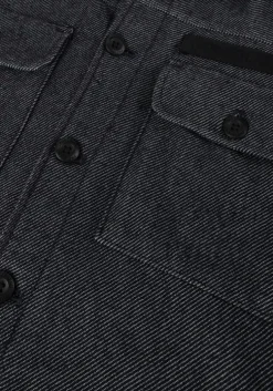 zwarte pme legend overhemden long sleeve shirt ctn 2tone flannel twill