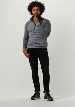 zwarte pme legend straight leg jeans nightflight