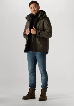 zwarte pme legend trui half zip collar cotton knit