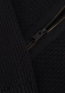 zwarte pme legend vest zip jacket cotton structure