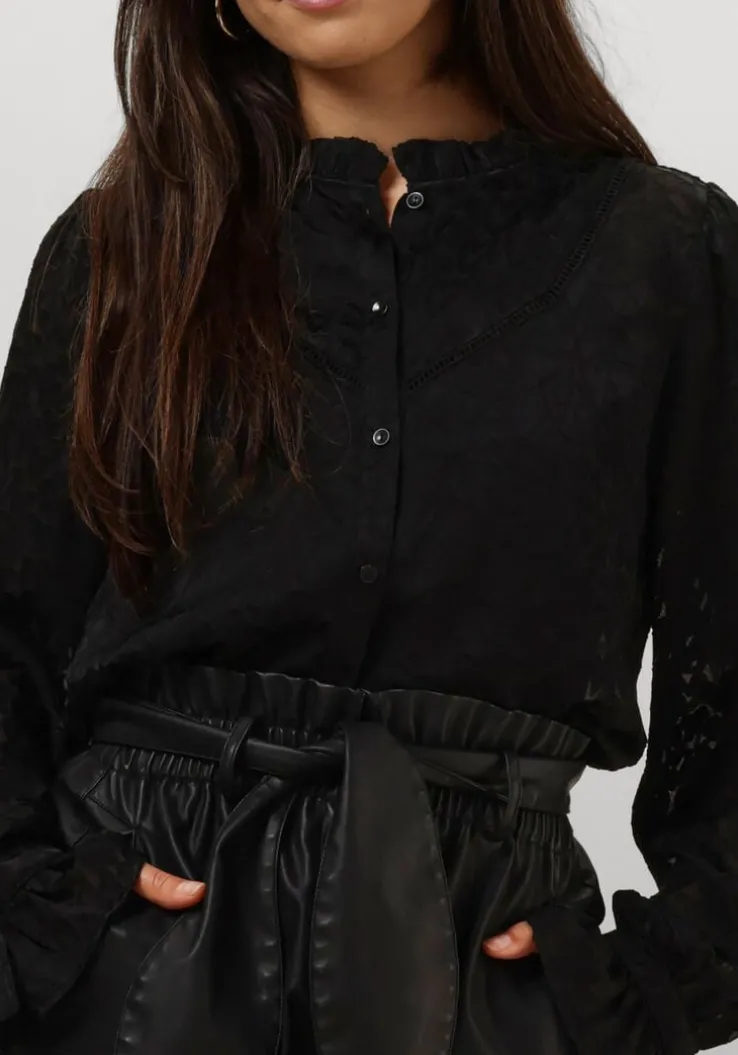 zwarte pom amsterdam blouses blouse - hearts black