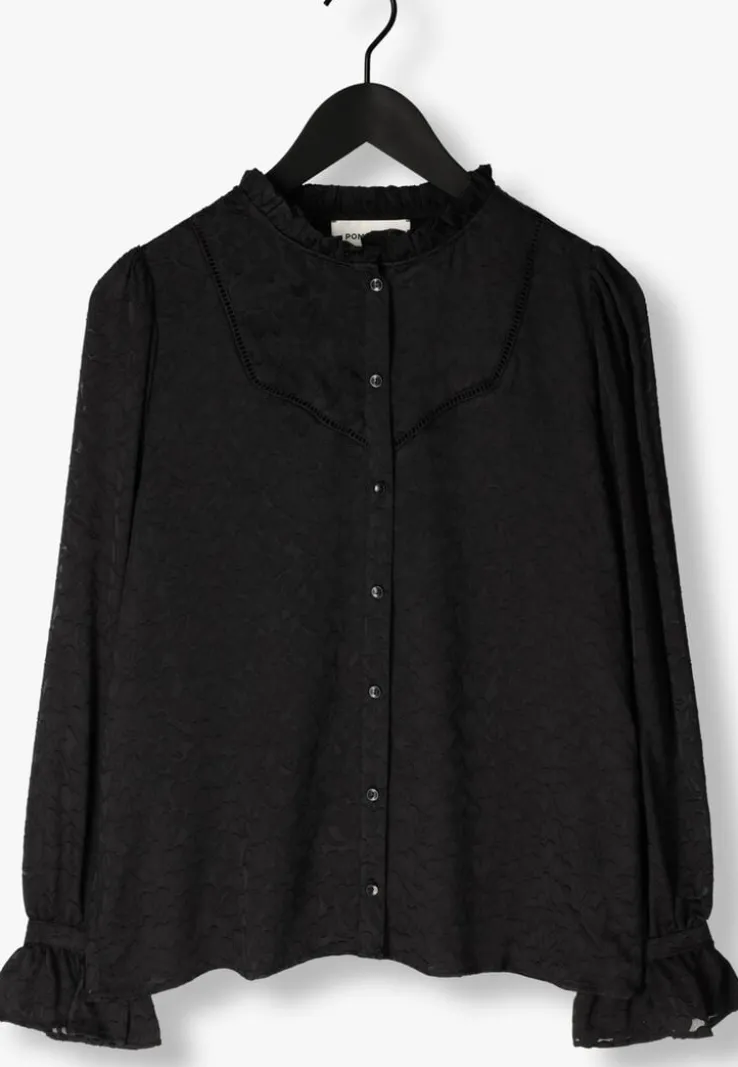 zwarte pom amsterdam blouses blouse - hearts black