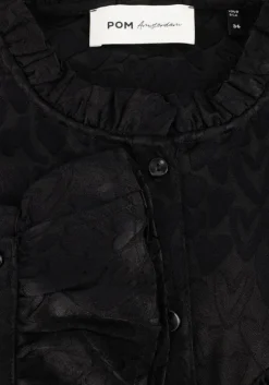 zwarte pom amsterdam blouses blouse - hearts black
