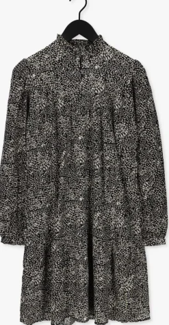 zwarte pom amsterdam midi jurk dress 7050
