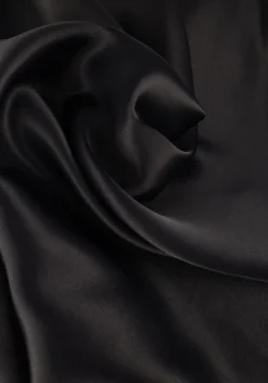 zwarte pom amsterdam midirok satin black