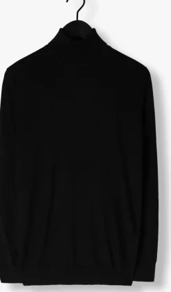 zwarte profuomo coltrui pullover roll neck