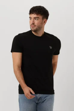 zwarte ps paul smith t-shirt mens slim fit ss tshirt zebra