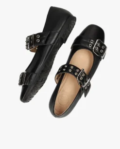 zwarte ps poelman ballerina's lovis