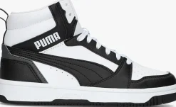 zwarte puma hoge sneakers rebound v6 mid