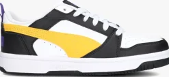 zwarte puma lage sneakers rebound v6
