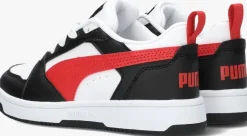 zwarte puma lage sneakers rebound v6