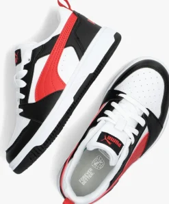 zwarte puma lage sneakers rebound v6